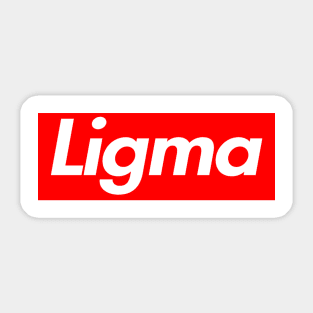 Ligma Box Logo Sticker